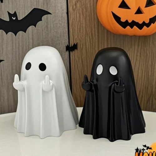 Halloween ghost statue funny - statue,