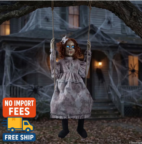 Animated swinging decrepit - animated,